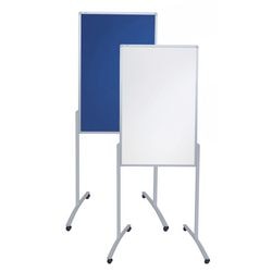 Presentatiebord franken gelakt staal magnetisch vrijstaand 760 x 1210 mm