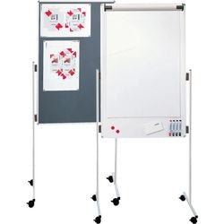 Presentatiebord franken gelakt staal magnetisch vrijstaand 780 x 1250 mm