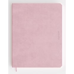Schrijfblok de kempen a5 gelinieerd gebonden zijgebonden zachte kaft roze