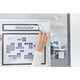 Magnetische lijst magnetoplan 1131801 a3, a4, foolscap grijs