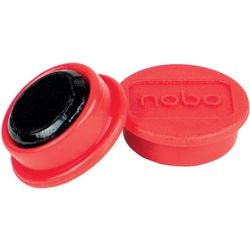 Whiteboard-magneten nobo 1915286 rood 13 mm