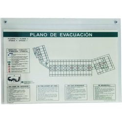 Bordhouder archivo 2000 20803 cs tp ps (polystyreen) transparant