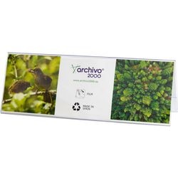 Tafelnaambord archivo 2000 10404 cs tp ps (polystyreen) transparant