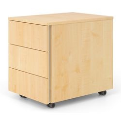 Mobiel ladeblok vlc30 3 3 gl spaanplaat lichtbruin