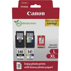 Inktcartridge canon 5224b012 540, 541 cyaan, geel, magenta, zwart