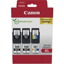 Inktcartridge canon 3712c009 560, 561 cyaan, geel, magenta, zwart