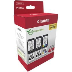 Inktcartridge canon 5437c004 575, 576 cyaan, geel, magenta, zwart