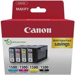 Inktcartridge canon 9218b006 1500 cyaan, geel, magenta, zwart