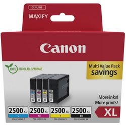 Inktcartridge canon 9254b010 2500 cyaan, geel, magenta, zwart