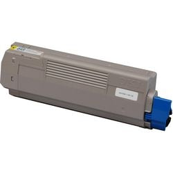 Tonercartridge oki c610 geel origineel
