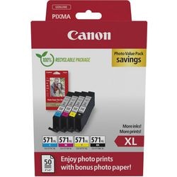 Inktcartridge canon 0332c006 cli-571xl b c m y