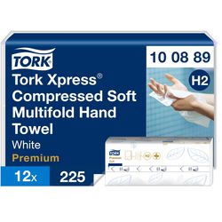Handdoek tork 100889 h2 wit