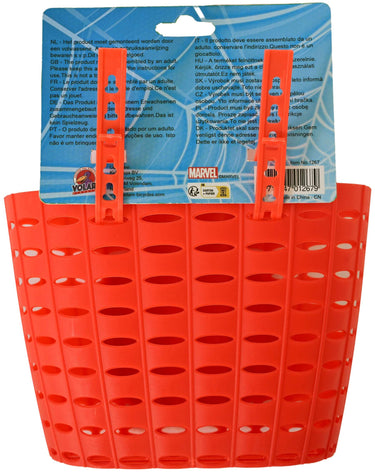 Volare spider-man plastic mandje - jongens - rood