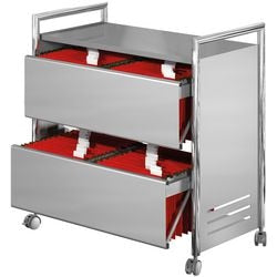 Hangmappenwagen kerkmann 14313214 zilver