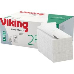 Papieren handdoeken viking professional v-vouw 2-laags