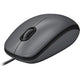 Muis logitech 910-006652 bedraad zwart