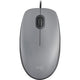 Muis logitech m110 silent bedraad grijs