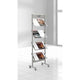 Kerkmann folderhouder a4 transparant, zilver 42635414