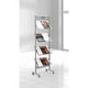Kerkmann folderhouder a4 transparant, zilver 42635414