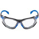 3m veiligheidsbril blauw, zwart s1cb-1
