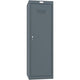 Phoenix garderobekast 1 deur sleutelslot 400 x 400 x 1,265 mm antraciet, grijs