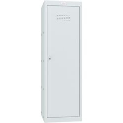 Phoenix garderobekast 1 deur sleutelslot 400 x 400 x 1,265 mm grijs