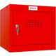 Phoenix garderobekast 1 deur sleutelslot 400 x 400 x 365 mm rood