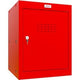 Phoenix garderobekast 1 deur sleutelslot 400 x 400 x 520 mm rood