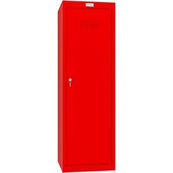 Phoenix garderobekast 1 deur sleutelslot 400 x 400 x 1.265 mm rood