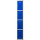 Phoenix personal lockers garderobekast 4 deurs sleutelslot 300 x 500 x 1,830 mm