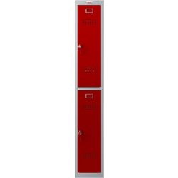 Phoenix personal lockers garderobekast 2 deurs sleutelslot 300 x 500 x 1,830 mm
