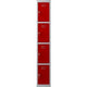 Phoenix personal lockers garderobekast 4 deurs sleutelslot 300 x 500 x 1,830 mm