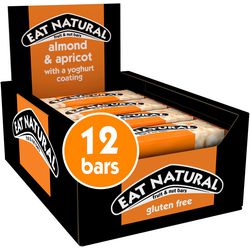 Ontbijtreep eat natural amandel, abrikoos 40 g 12 stuks