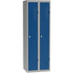 Garderobekast a10080.59 grijs metaal 500 mm x 600 mm x 1800 mm (d x b x h)