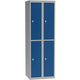 Garderobekast a33080.59 grijs metaal 500 mm x 600 mm x 1800 mm (d x b x h)