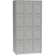 Garderobekast a83340.09 grijs metaal 500 mm x 900 mm x 1800 mm (d x b x h)
