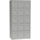 Garderobekast a83350.09 grijs metaal 500 mm x 900 mm x 1800 mm (d x b x h)