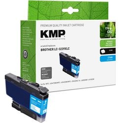 Inktcartridge kmp compatibel brother lc3239xlc cyaan