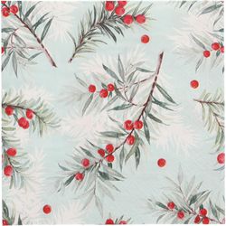 Servetten papstar yew branches groen 330 mm x 330 mm