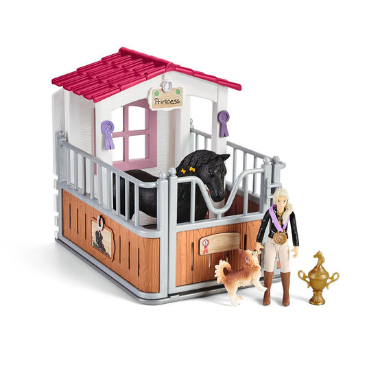 Schleich horse club box met tori en prinses horse club 42437