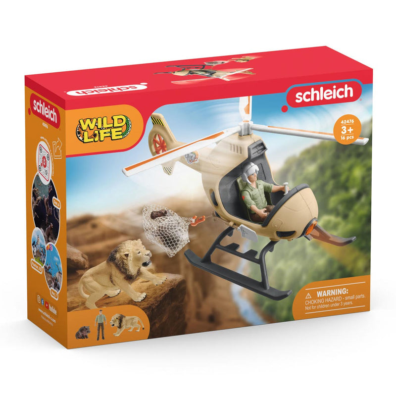 Load image into Gallery viewer, Schleich WILD LIFE Reddingshelikopter voor Dieren 42476
