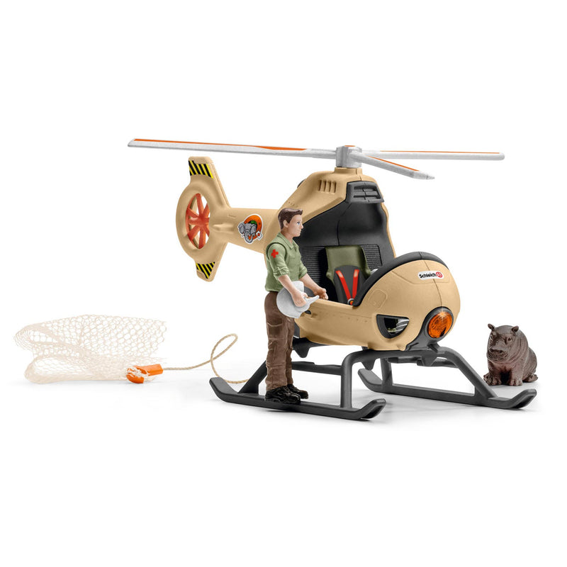 Load image into Gallery viewer, Schleich WILD LIFE Reddingshelikopter voor Dieren 42476
