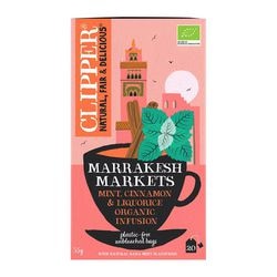 Thee clipper marrakech mint organic infusion zakjes