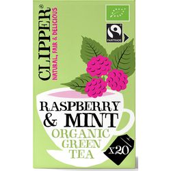 Groene thee clipper raspberry and mint organic 20 zakjes