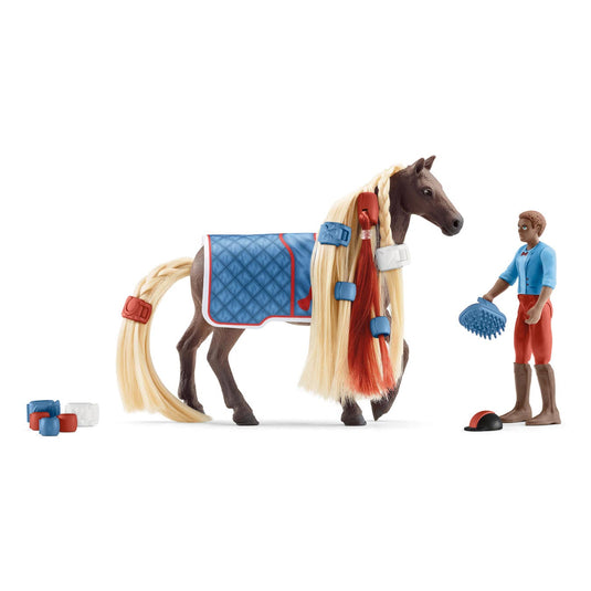 Schleich horse club starter set leo rocky 42586