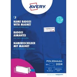 Naambadge avery zweckform pol30ma66-20dr