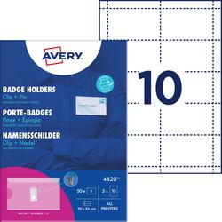 Naambadge avery zweckform 4820