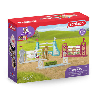 Schleich paardenaccessoires voor de hindernisbaan 42612