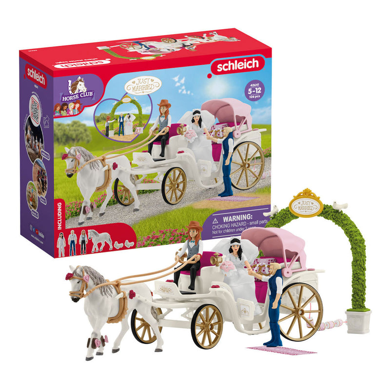 Load image into Gallery viewer, Schleich HORSE CLUB Trouwkoets 42641
