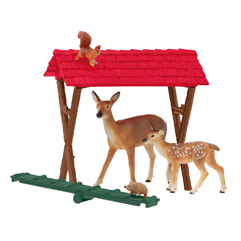 Load image into Gallery viewer, Schleich farm world de bosdieren voeren 42658
